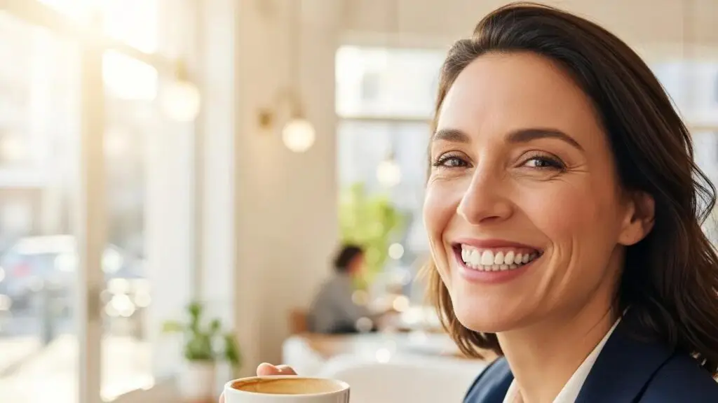Smiling person showcasing the benefits of full mouth dental implants